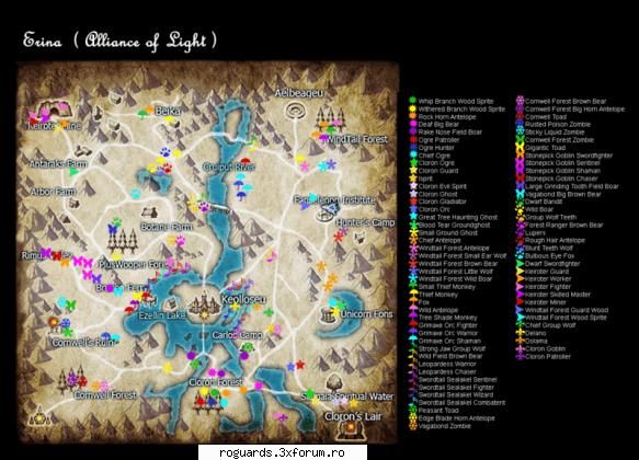 Fiecare mapa si mobii aferenti - Arya - Suport si ghid