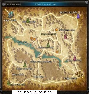 Fiecare mapa si mobii aferenti - D-Water Borderland (Lv 1~60) - Suport si ghid