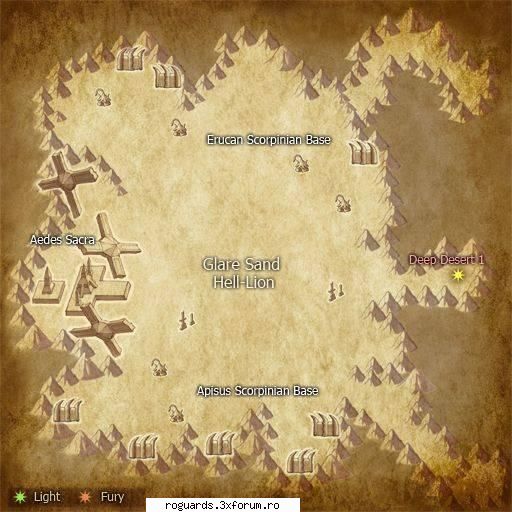 Fiecare mapa si mobii aferenti - deep desert 2 DD2 - Suport si ghid
