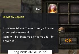 Lapisia - Armour Lapisa gives: +5 Damage absorption per - Suport si ghid